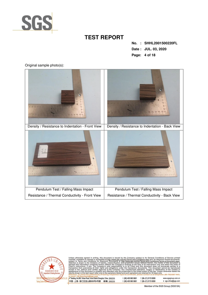 Performance Report of Co extruded Flooring G Series