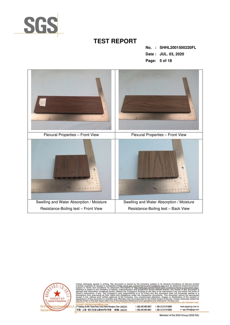 Performance Report of Co extruded Flooring G Series