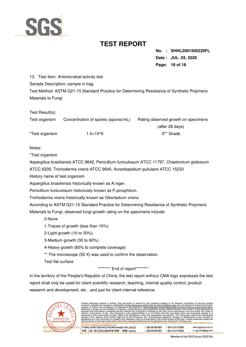 Performance Report of Co extruded Flooring G Series