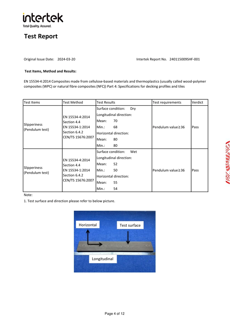 Intertek Test Report