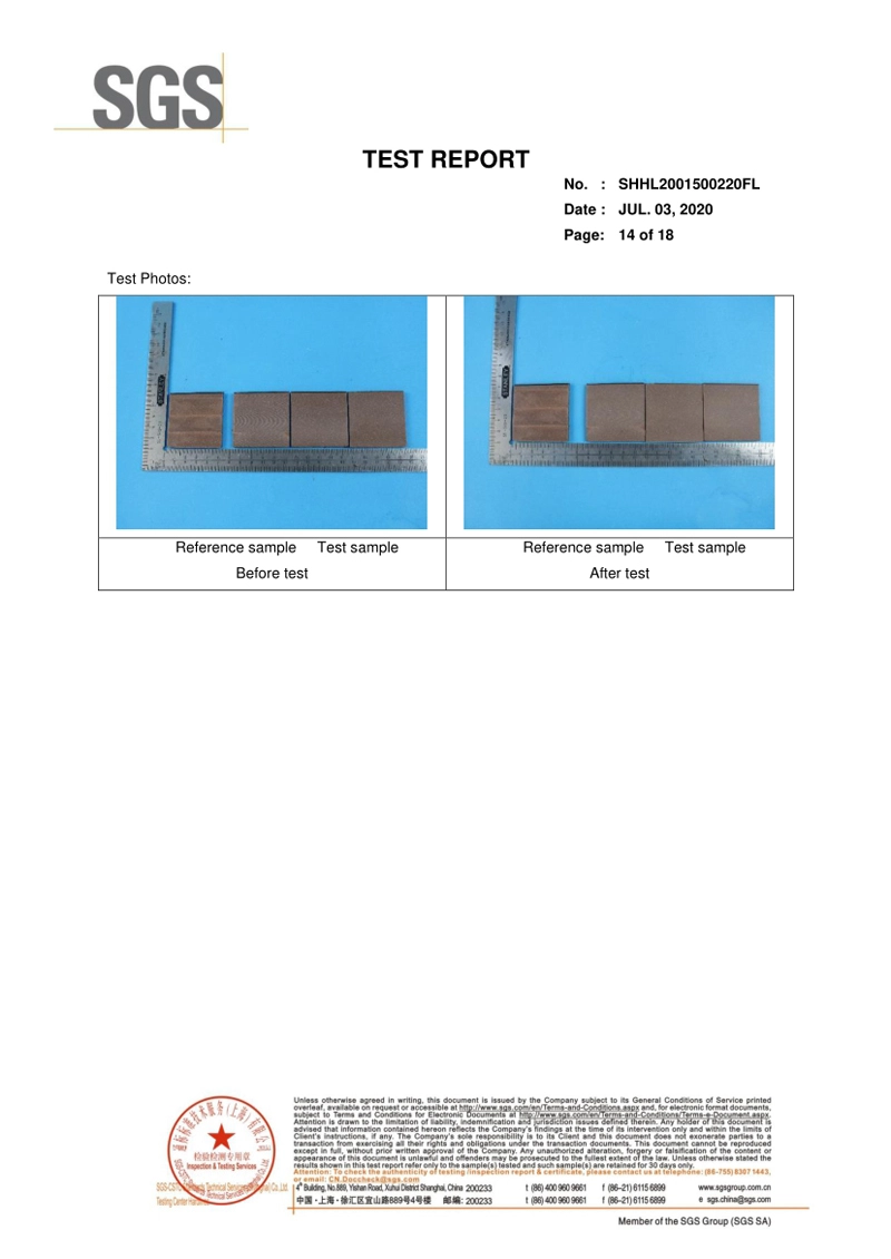 Performance Report of Co extruded Flooring G Series