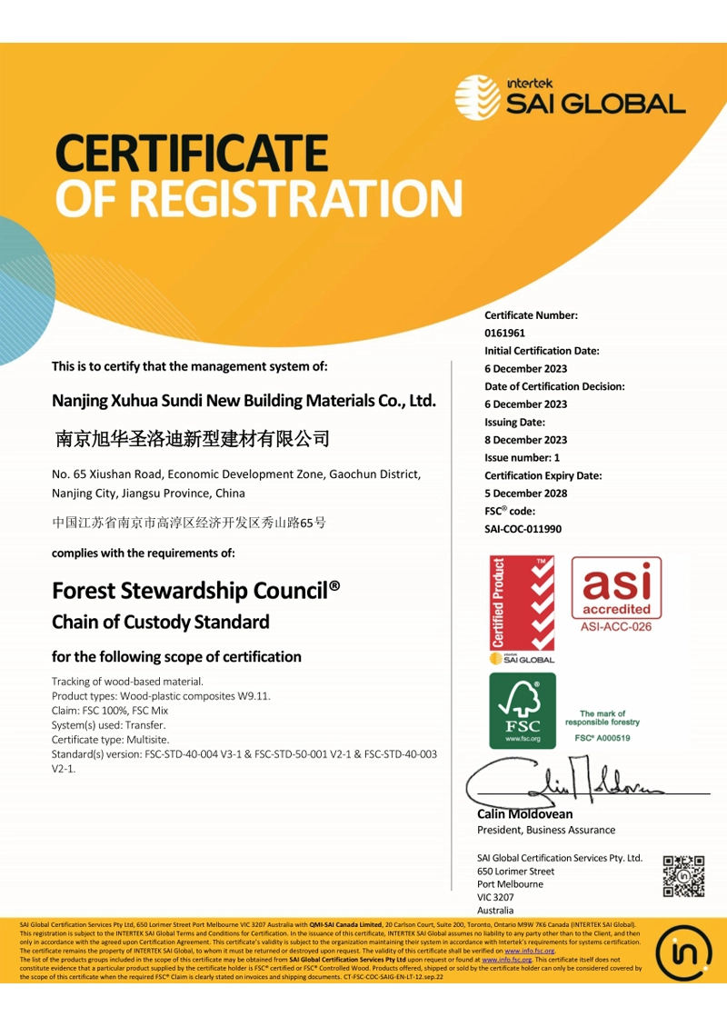 CERTIFICATE OF REGISTRATION