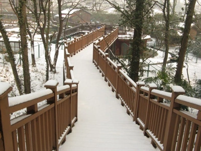 Hongshan Guardrail Snow Scene