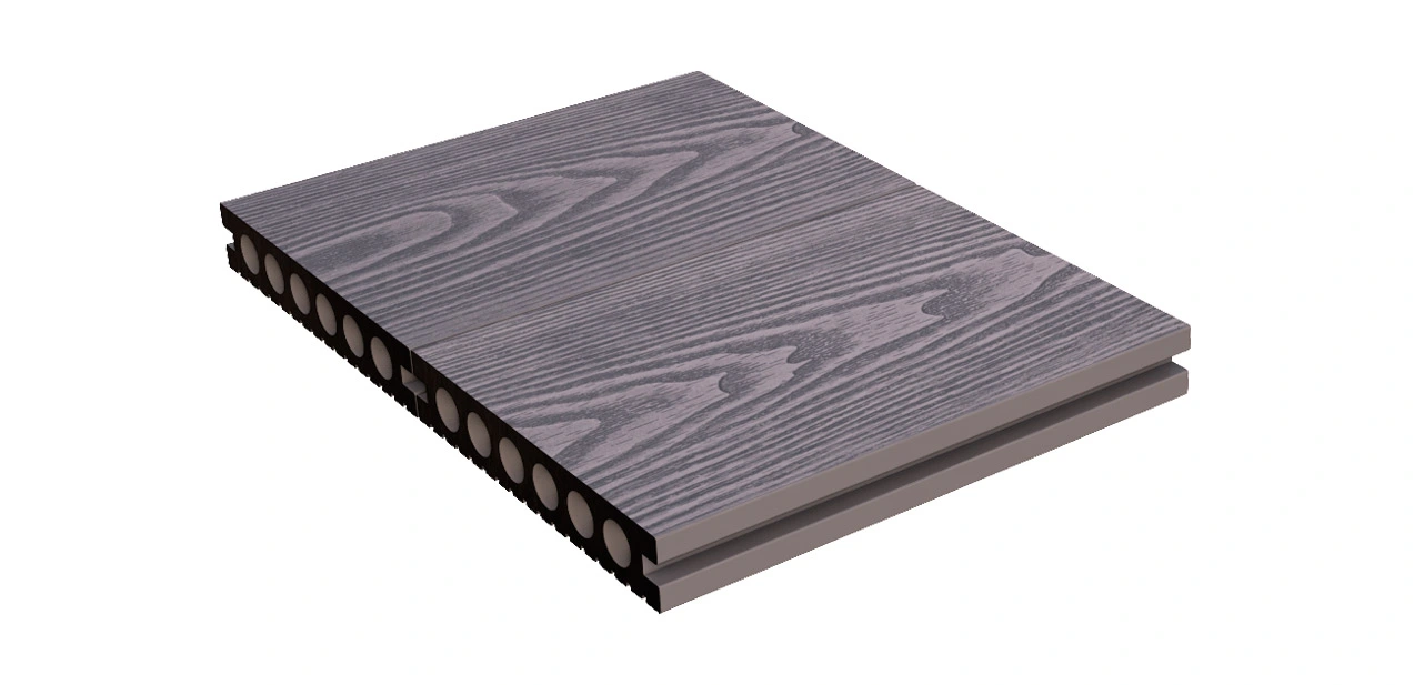 deep embossed composite decking